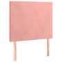 Cama box spring con colchón terciopelo rosa 90x190 cm de vidaXL, Camas y somieres - Ref: Foro24-3129068, Precio: 360,88 €, De...