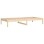 Solid pine wood sofa bed 90x190 cm by vidaXL, Beds and slatted bases - Ref: Foro24-832668, Price: 78,26 €, Discount: %