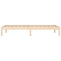 Solid pine wood sofa bed 90x190 cm by vidaXL, Beds and slatted bases - Ref: Foro24-832668, Price: 78,26 €, Discount: %