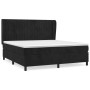 Boxspringbett mit schwarzer Samtmatratze 160x200 cm von vidaXL, Betten und Lattenroste - Ref: Foro24-3129341, Preis: 548,99 €...