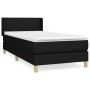 Cama box spring con colchón tela negro 80x200 cm de vidaXL, Camas y somieres - Ref: Foro24-3130067, Precio: 256,99 €, Descuen...