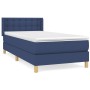 Box spring bed with blue fabric mattress 90x200 cm by vidaXL, Beds and slatted bases - Ref: Foro24-3130567, Price: 299,03 €, ...