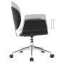 Silla de oficina giratoria de cuero sintético negro de vidaXL, Sillas de oficina - Ref: Foro24-3054824, Precio: 155,79 €, Des...