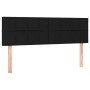 Cama box spring con colchón tela negro 140x190 cm de vidaXL, Camas y somieres - Ref: Foro24-3130267, Precio: 400,82 €, Descue...