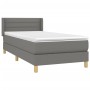 Boxspringbett mit dunkelgrauer Stoffmatratze 90x190 cm von vidaXL, Betten und Lattenroste - Ref: Foro24-3130314, Preis: 300,8...