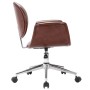 Brown Faux Leather Swivel Office Chair by vidaXL, Office chairs - Ref: Foro24-3054826, Price: 166,48 €, Discount: %