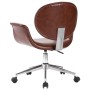 Brown Faux Leather Swivel Office Chair by vidaXL, Office chairs - Ref: Foro24-3054826, Price: 166,48 €, Discount: %