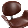 Brown Faux Leather Swivel Office Chair by vidaXL, Office chairs - Ref: Foro24-3054826, Price: 166,48 €, Discount: %