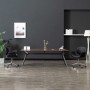 Swivel dining chairs 2 units black synthetic leather by vidaXL, dining chairs - Ref: Foro24-3054854, Price: 300,26 €, Discoun...