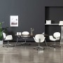 Swivel dining chairs 4 units white synthetic leather by vidaXL, dining chairs - Ref: Foro24-3054858, Price: 616,30 €, Discoun...