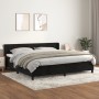 Box spring bed with black velvet mattress 200x200 cm by vidaXL, Beds and slatted bases - Ref: Foro24-3131101, Price: 572,99 €...