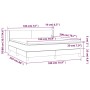 Cama box spring con colchón terciopelo rosa 180x200 cm de vidaXL, Camas y somieres - Ref: Foro24-3130858, Precio: 507,46 €, D...