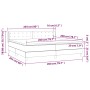 Cama box spring con colchón terciopelo rosa 200x200 cm de vidaXL, Camas y somieres - Ref: Foro24-3131224, Precio: 571,16 €, D...