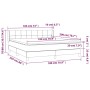 Cama box spring con colchón terciopelo rosa 180x200 cm de vidaXL, Camas y somieres - Ref: Foro24-3130978, Precio: 507,06 €, D...