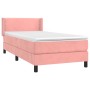 Cama box spring con colchón terciopelo rosa 80x200 cm de vidaXL, Camas y somieres - Ref: Foro24-3130870, Precio: 277,28 €, De...