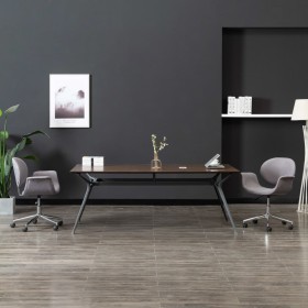 Swivel dining chairs 2 units gray fabric by vidaXL, dining chairs - Ref: Foro24-3054866, Price: 294,99 €, Discount: %