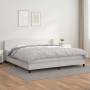 Boxspringbett mit weißer Kunstledermatratze 200x200 cm von vidaXL, Betten und Lattenroste - Ref: Foro24-3130680, Preis: 644,8...