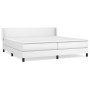 Boxspringbett mit weißer Kunstledermatratze 200x200 cm von vidaXL, Betten und Lattenroste - Ref: Foro24-3130680, Preis: 644,8...