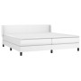 Boxspringbett mit weißer Kunstledermatratze 200x200 cm von vidaXL, Betten und Lattenroste - Ref: Foro24-3130680, Preis: 644,8...