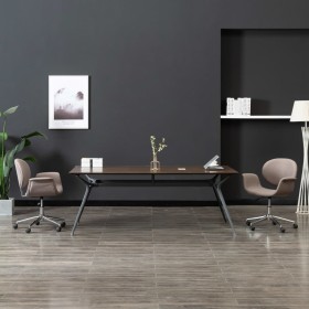 Swivel dining chairs, 2 units, gray taupe fabric by vidaXL, dining chairs - Ref: Foro24-3054869, Price: 270,99 €, Discount: %