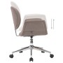 Swivel dining chairs, 2 units, gray taupe fabric by vidaXL, dining chairs - Ref: Foro24-3054869, Price: 297,32 €, Discount: %