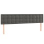 Box spring bed with dark gray velvet mattress 160x200 cm by vidaXL, Beds and slatted bases - Ref: Foro24-3131208, Price: 484,...