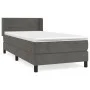 Boxspringbett mit dunkelgrauer Samtmatratze 90x200 cm von vidaXL, Betten und Lattenroste - Ref: Foro24-3130998, Preis: 298,19...