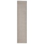 Alfombra de sisal para rascador color arena 80x350 cm de vidaXL, Accesorios de muebles para gatos - Ref: Foro24-3203474, Prec...