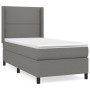 Box spring bed with dark gray fabric mattress 100x200 cm by vidaXL, Beds and slatted bases - Ref: Foro24-3131330, Price: 352,...