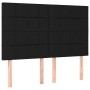 Cama box spring con colchón tela negro 140x200 cm de vidaXL, Camas y somieres - Ref: Foro24-3131435, Precio: 571,98 €, Descue...