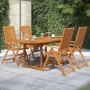 Garden dining set 5 pieces solid acacia wood by vidaXL, Garden sets - Ref: Foro24-3079643, Price: 496,95 €, Discount: %