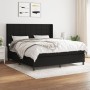 Box spring bed with black fabric mattress 180x200 cm by vidaXL, Beds and slatted bases - Ref: Foro24-3131451, Price: 644,65 €...