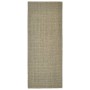 Sisal carpet for scratching post in gray taupe 80x200 cm by vidaXL, Cat Furniture Accessories - Ref: Foro24-3203489, Price: 7...