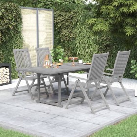 Garten-Essgruppe 5-teilig aus massivem Akazienholz von vidaXL, Gartensets - Ref: Foro24-3079647, Preis: 509,86 €, Rabatt: %