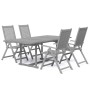 Garten-Essgruppe 5-teilig aus massivem Akazienholz von vidaXL, Gartensets - Ref: Foro24-3079647, Preis: 517,99 €, Rabatt: %