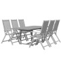 Garden dining set 7 pieces solid acacia wood by vidaXL, Garden sets - Ref: Foro24-3079648, Price: 581,99 €, Discount: %