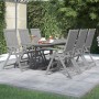 Garten-Essgruppe 7-teilig aus massivem Akazienholz von vidaXL, Gartensets - Ref: Foro24-3079649, Preis: 670,63 €, Rabatt: %