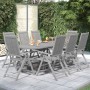 9-piece solid acacia wood garden dining set by vidaXL, Garden sets - Ref: Foro24-3079650, Price: 751,99 €, Discount: %