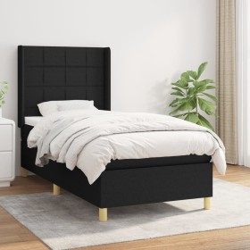 Cama box spring con colchón tela negro 80x200 cm de vidaXL, Camas y somieres - Ref: Foro24-3131947, Precio: 304,99 €, Descuen...