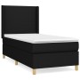 Cama box spring con colchón tela negro 80x200 cm de vidaXL, Camas y somieres - Ref: Foro24-3131787, Precio: 306,59 €, Descuen...