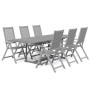 Garten-Essgruppe 7-teilig aus massivem Akazienholz von vidaXL, Gartensets - Ref: Foro24-3079651, Preis: 699,74 €, Rabatt: %