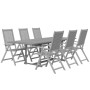 Garden dining set 7 pieces solid acacia wood by vidaXL, Garden sets - Ref: Foro24-3079651, Price: 699,74 €, Discount: %