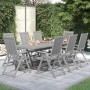 9-piece solid acacia wood garden dining set by vidaXL, Garden sets - Ref: Foro24-3079652, Price: 830,48 €, Discount: %