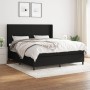 Cama box spring con colchón tela negro 160x200 cm de vidaXL, Camas y somieres - Ref: Foro24-3131283, Precio: 601,81 €, Descue...