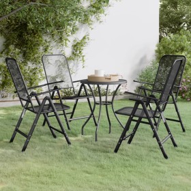 Garden dining set 5 pieces anthracite expanded metal mesh by vidaXL, Garden sets - Ref: Foro24-3084710, Price: 246,20 €, Disc...