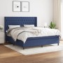 Boxspringbett mit blauer Stoffmatratze 180x200 cm von vidaXL, Betten und Lattenroste - Ref: Foro24-3131695, Preis: 666,96 €, ...