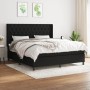 Cama box spring con colchón tela negro 160x200 cm de vidaXL, Camas y somieres - Ref: Foro24-3131683, Precio: 634,60 €, Descue...