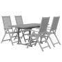 Garden dining set 5 pieces solid acacia wood by vidaXL, Garden sets - Ref: Foro24-3079655, Price: 442,99 €, Discount: %