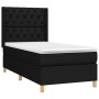 Cama box spring con colchón tela negro 80x200 cm de vidaXL, Camas y somieres - Ref: Foro24-3132187, Precio: 320,70 €, Descuen...