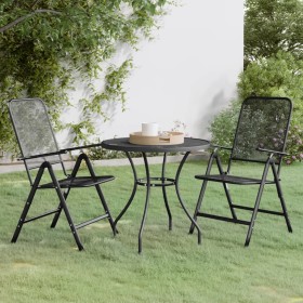 Garden dining set 3 pieces anthracite expanded metal mesh by vidaXL, Garden sets - Ref: Foro24-3084713, Price: 210,85 €, Disc...